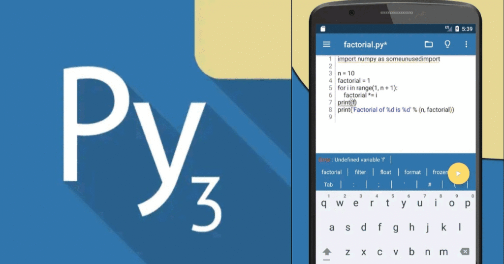 Pyroid-3 Python Coding App