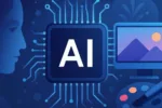 AI generated abstract image representing artificial intelligence and image creation tools in 2025