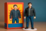 A collectible figurine styled with vibrant packaging, created using Gemini AI Nano Banana prompts, trending in 2025.