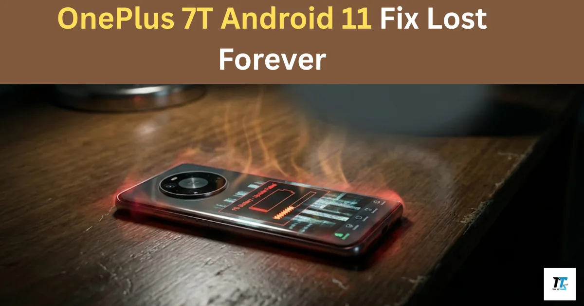 OnePlus 7T Android 11 Fix Lost Forever